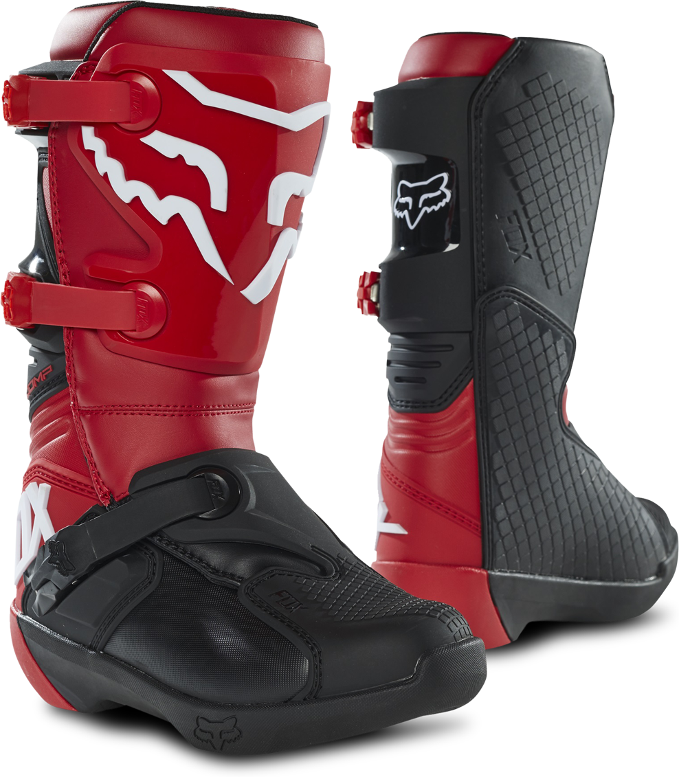 FOX Stivali Cross Bambino Racing Comp Rosso Fiamma