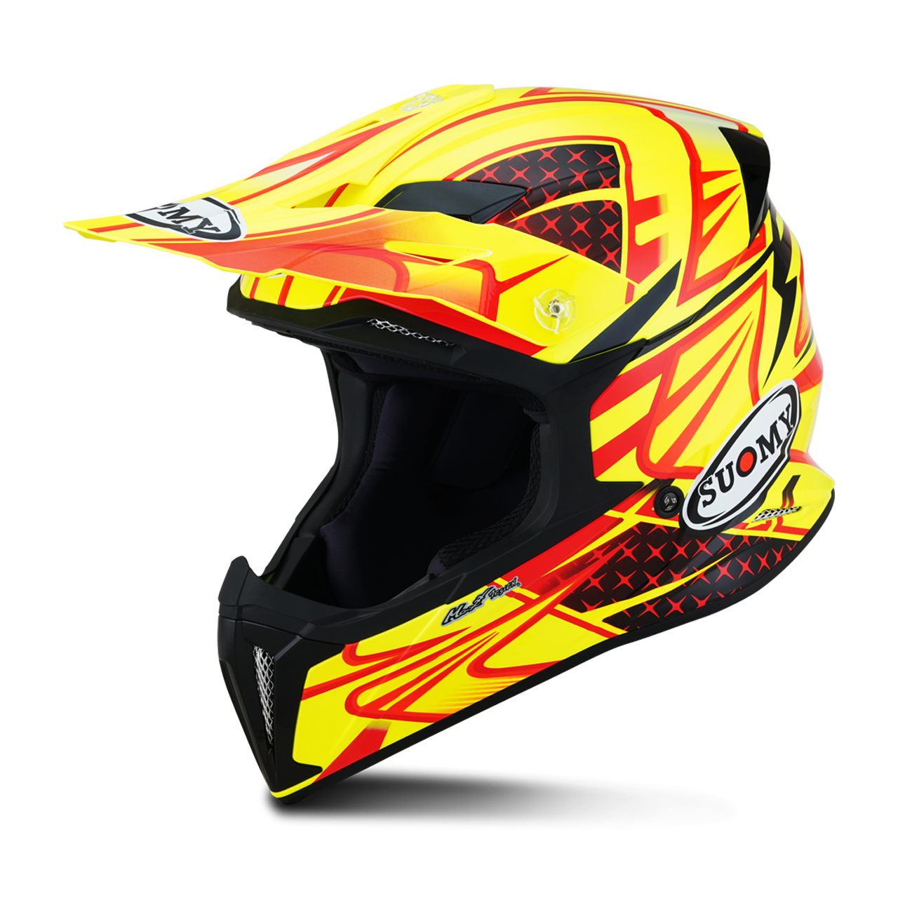 Suomy Casco Integrale X-Wing Dual Rosso-Giallo