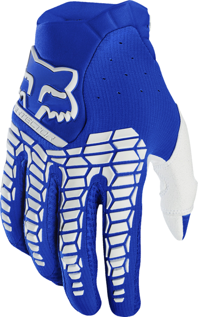 FOX Guanti Cross Racing Pawtector Blu