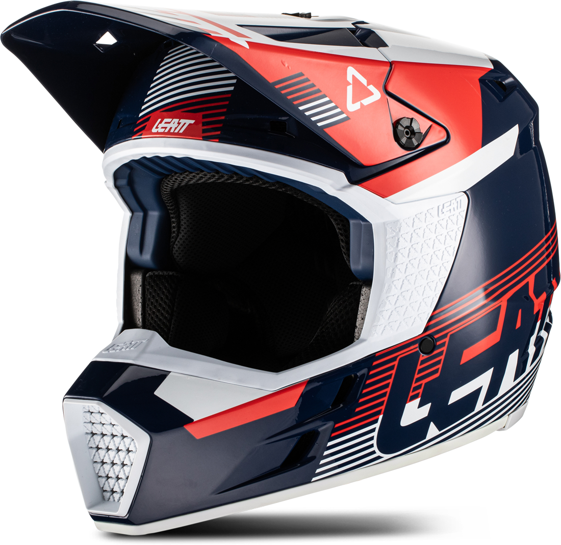 Leatt Casco Cross Bambino Moto 3.5 V22 Royal