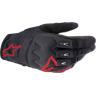 Alpinestars Guanti Cross  Techdura Rosso Fuoco-Nero