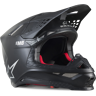 Alpinestars Casco Cross  Supertech S-M8 Mips Solid CE Nero Opaco