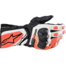 Alpinestars Guanti Moto  SP-8 V3 Nero-Bianco-Rosso Fluo