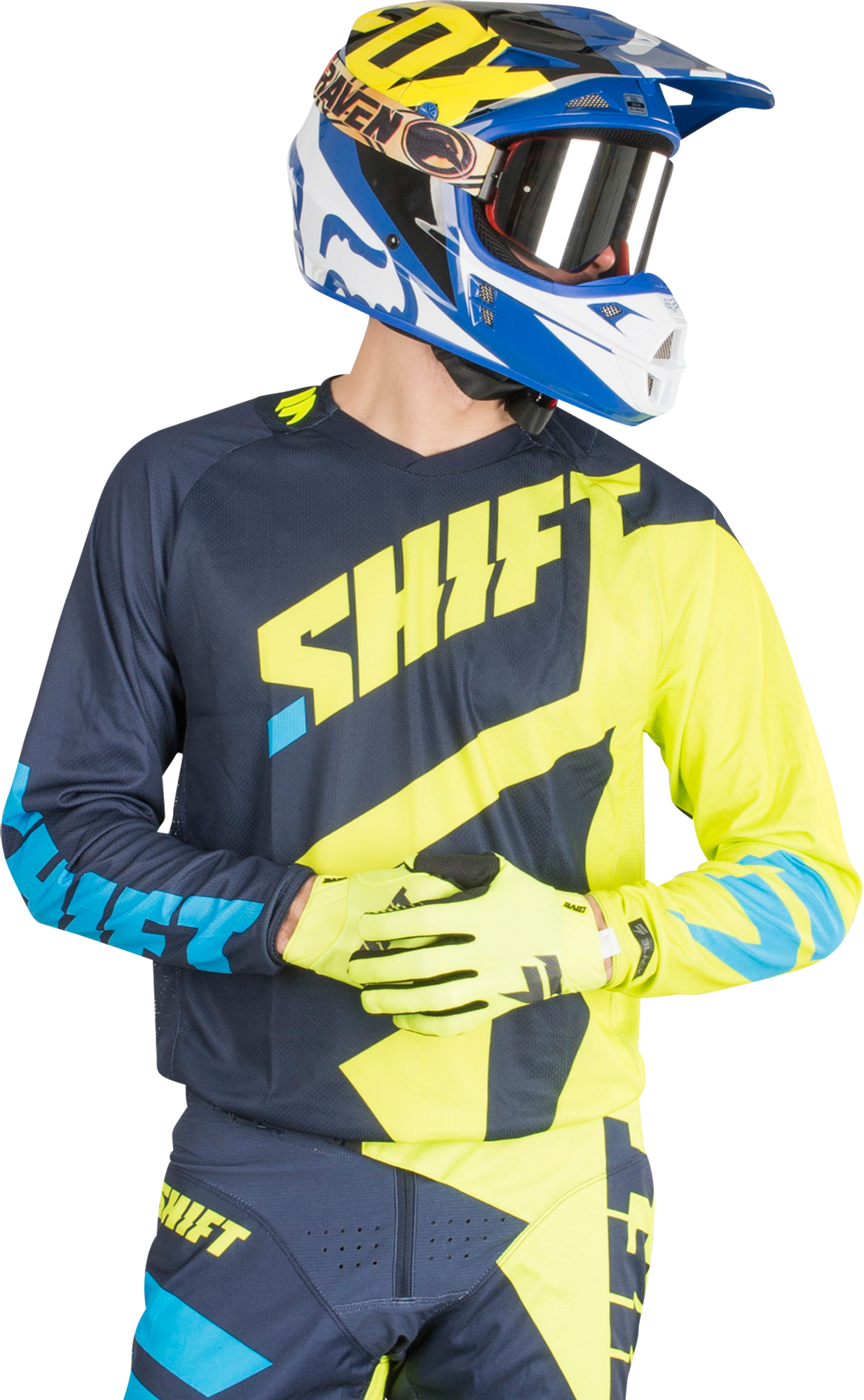 Shift Maglia Cross  3Lack Mainline Giallo Fluo MX 17 Shift Maglia Cross  3Lack Mainline Giallo Fluo MX 17