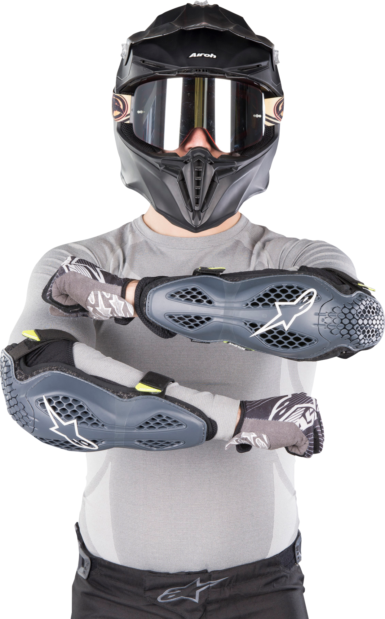 Alpinestars Gomitiere  Sequence Antracite-Giallo Fluo Alpinestars Gomitiere  Sequence Antracite-Giallo Fluo