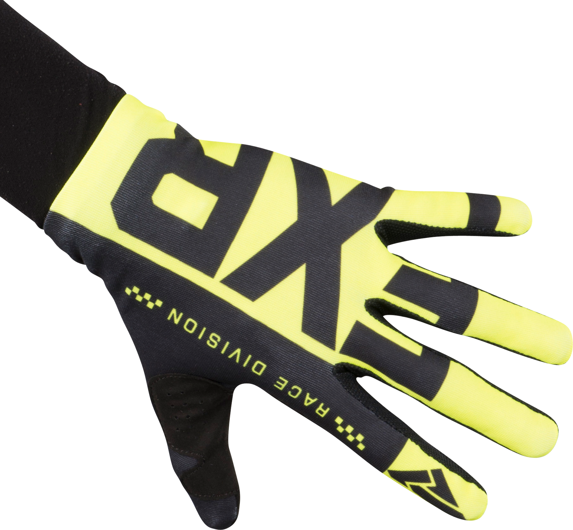 FXR Guanti Cross  Slip On Lite Giallo Fluo-Nero