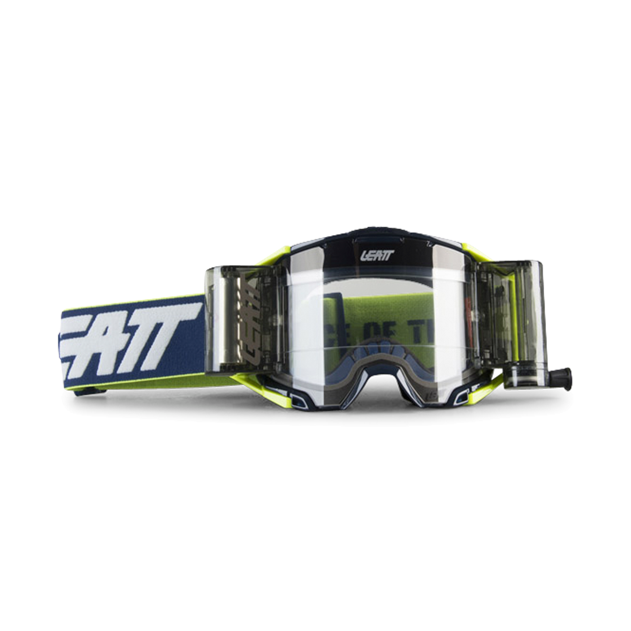 Leatt Maschera Cross  Velocity 6.5 Roll-Off Blu-Giallo