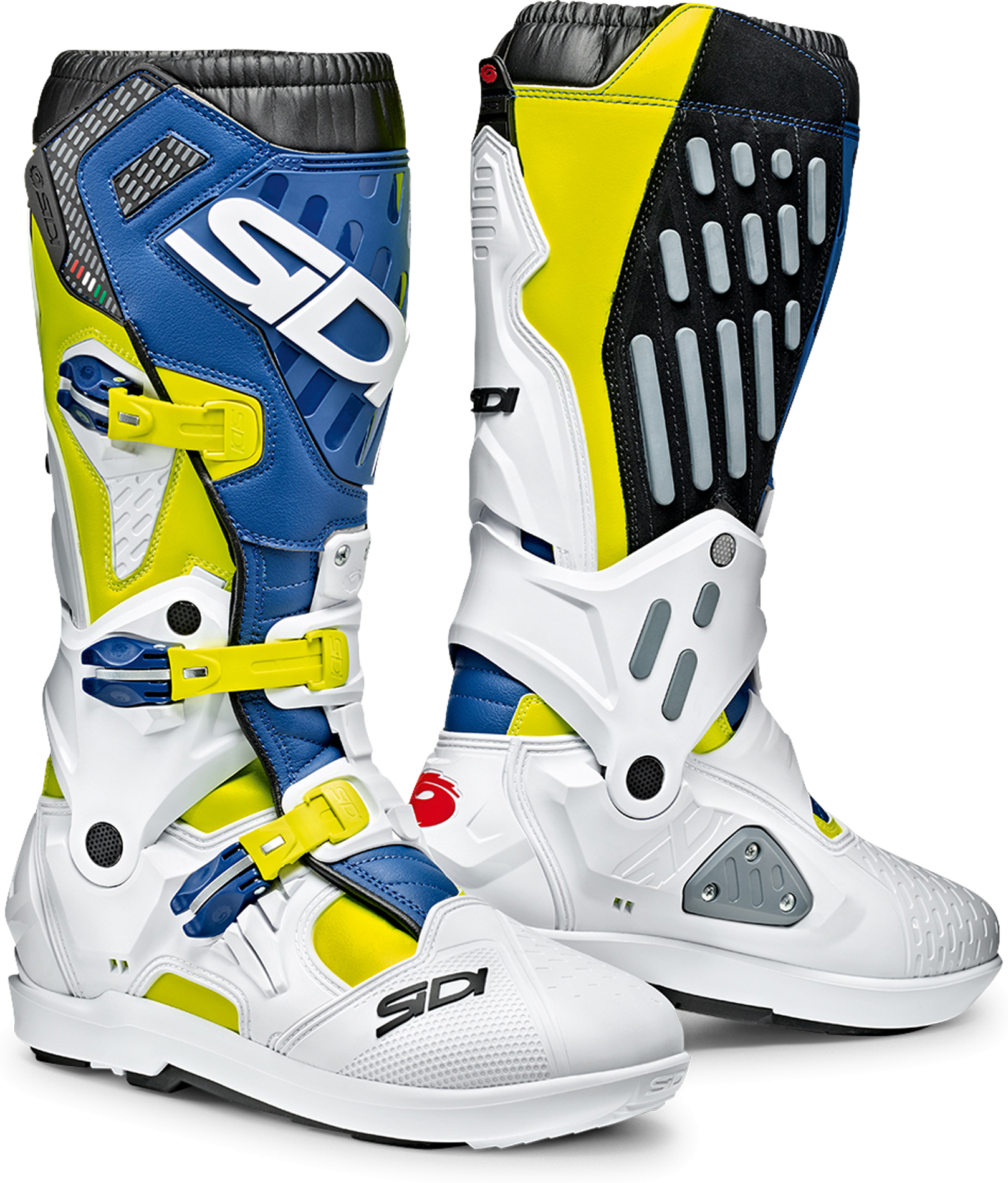 Sidi Stivali Cross  Atojo SRS Giallo-Bianco