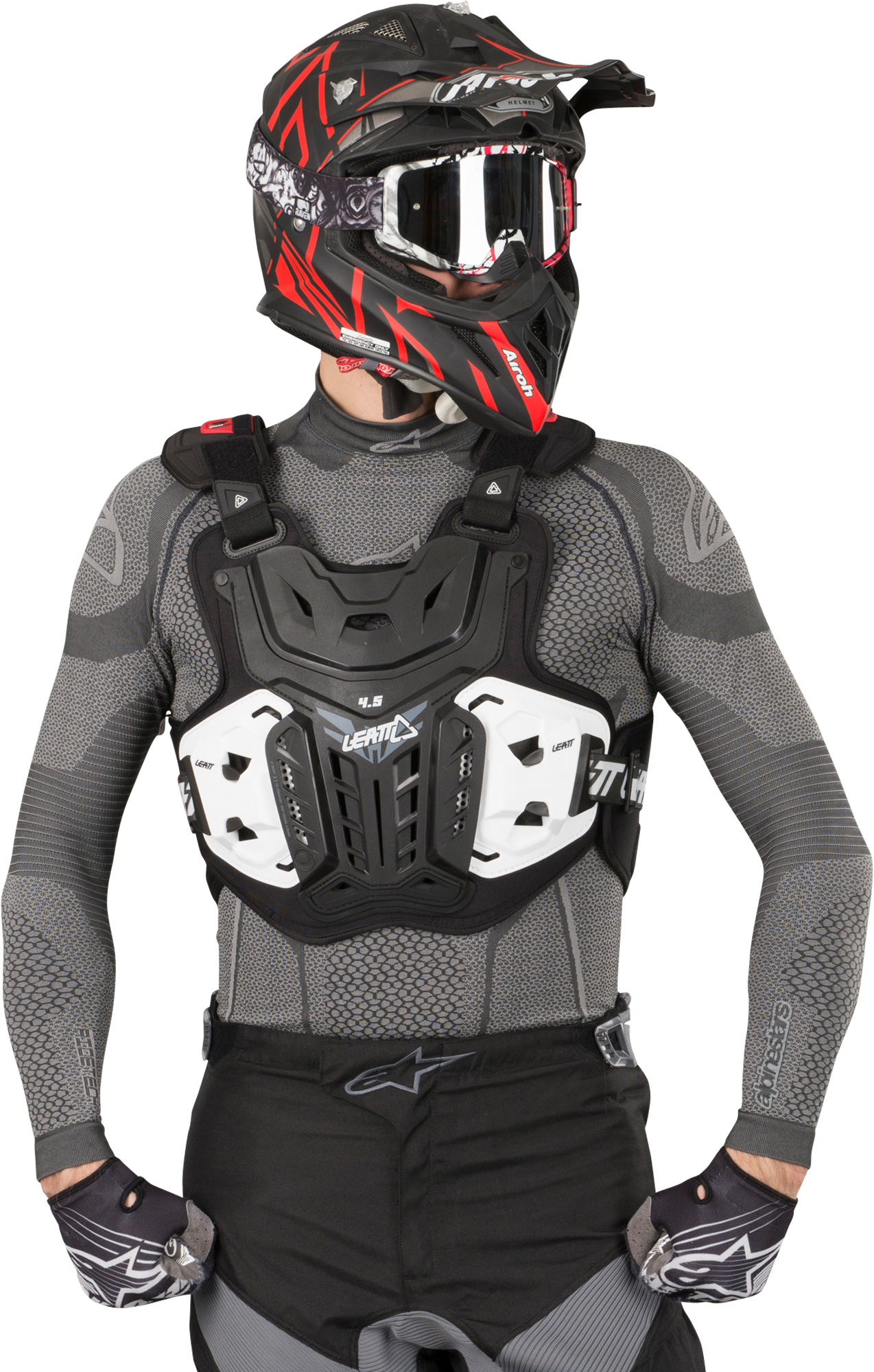 Leatt Pettorina Protettiva  4.5 Nero Leatt Pettorina Protettiva  4.5 Nero