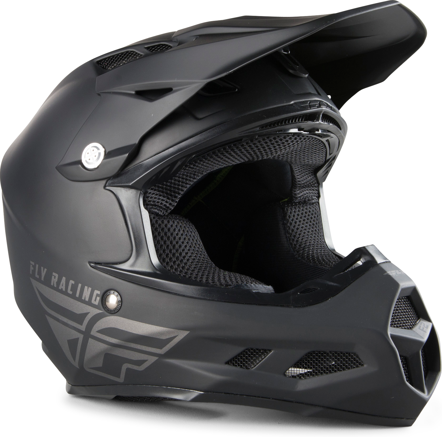 FLY Racing Casco Cross  F2 MIPS Nero Opaco