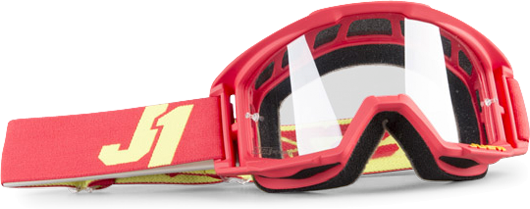 Just1 Maschera Cross  Vitro Rosso-Giallo