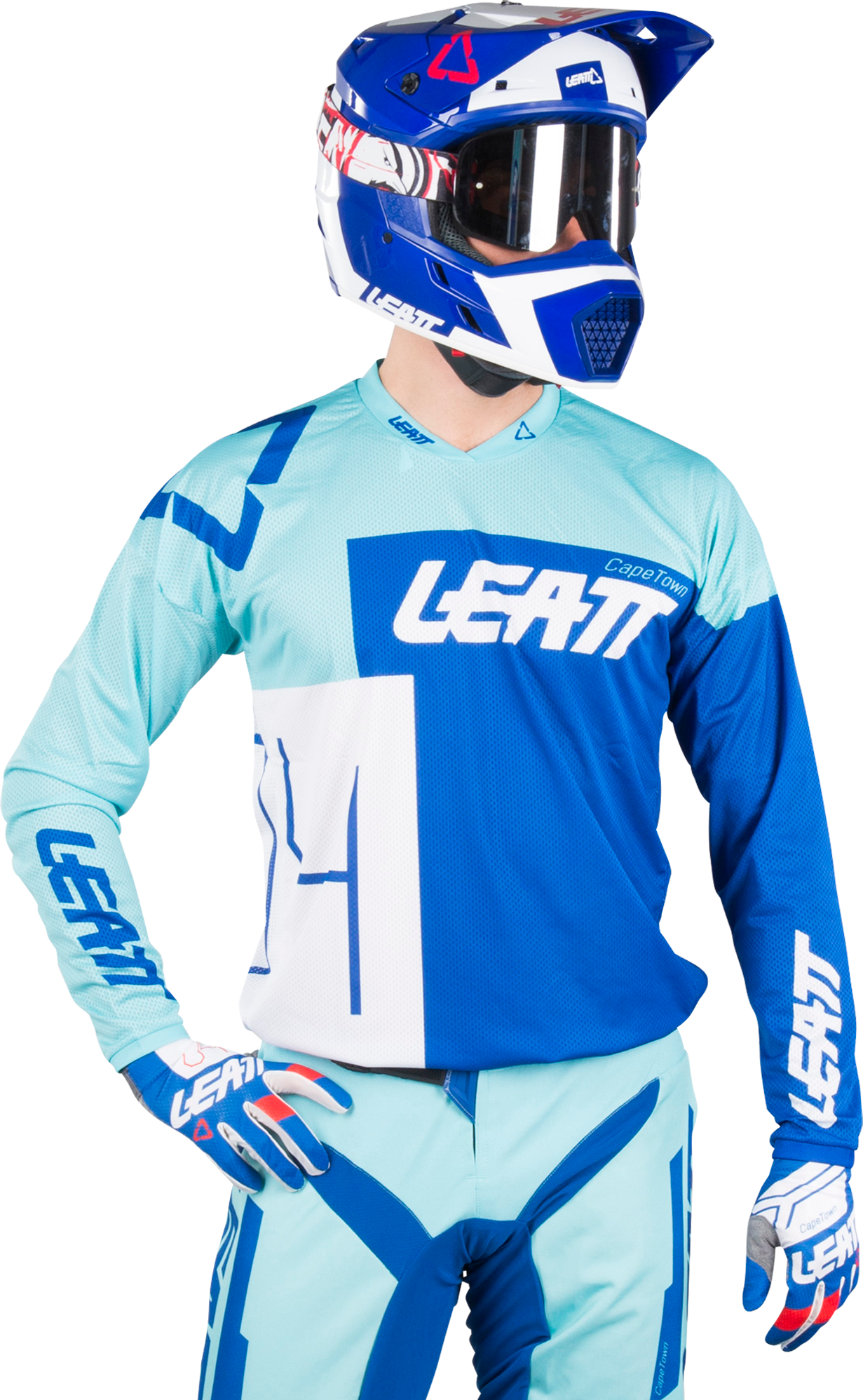 Leatt Maglia MX  GPX 4.5 Lite azzurra Leatt Maglia MX  GPX 4.5 Lite azzurra