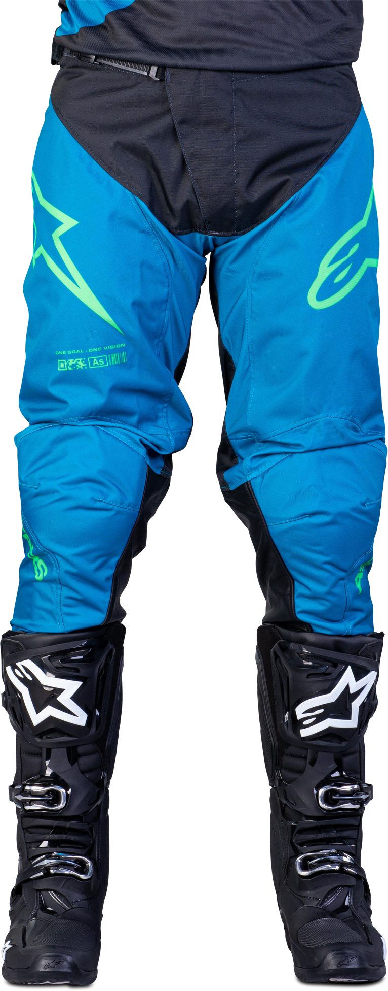 Alpinestars Pantaloni Cross  Racer Braap Oceano-Blu