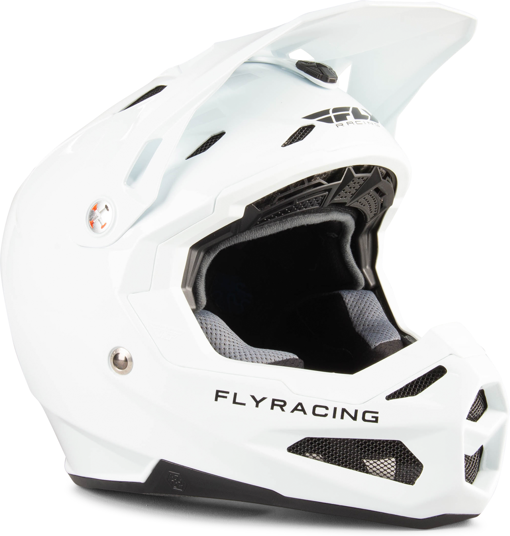 FLY Racing Casco Cross  Formula Solid Bianco