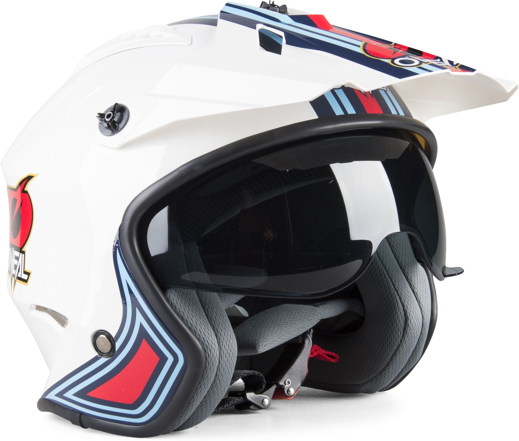 O'Neal Casco Trial  Volt MN1 Bianco-Rosso-Blu