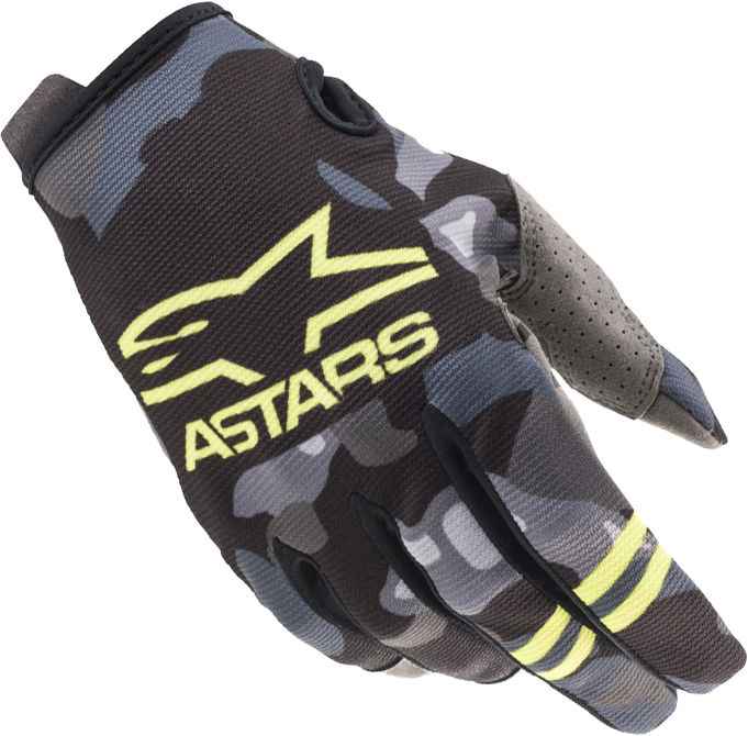 Alpinestars Guanti Cross Bambino  Radar Grigio-Camo-Giallo Alpinestars Guanti Cross Bambino  Radar Grigio-Camo-Giallo