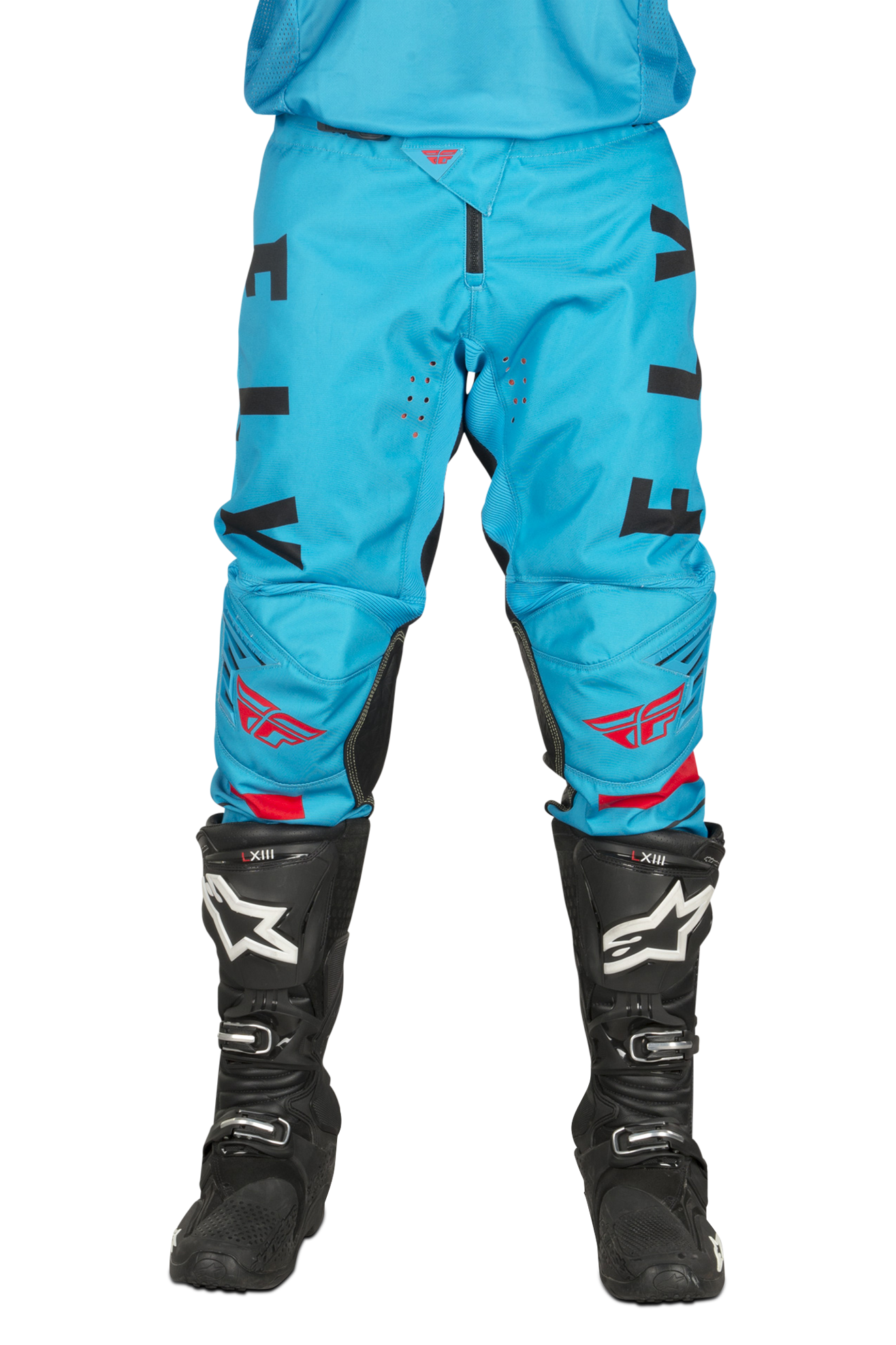 FLY Racing Pantaloni Cross  Kinetic K120 Blu-Nero-Rosso FLY Racing Pantaloni Cross  Kinetic K120 Blu-Nero-Rosso