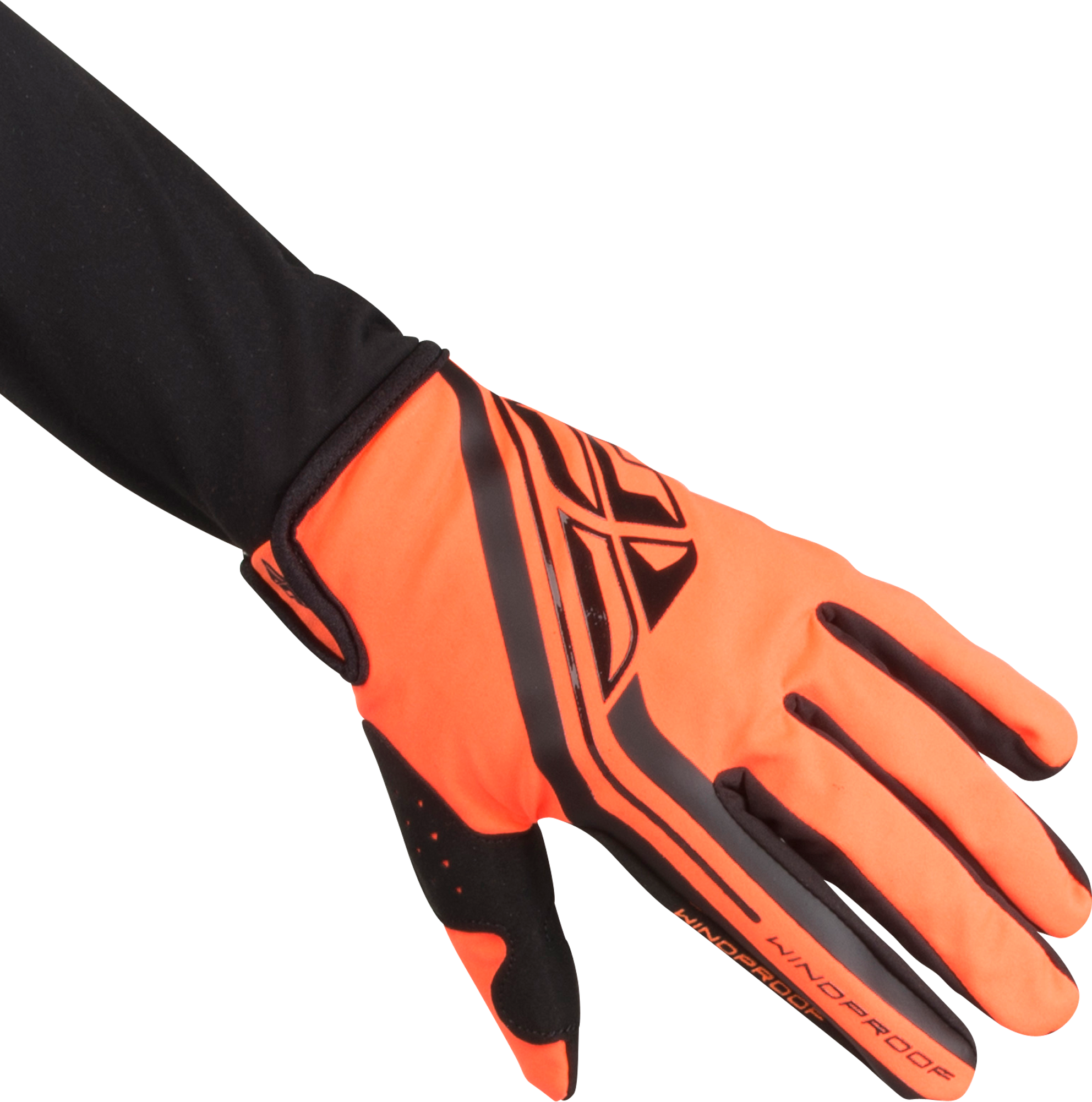 FLY Racing Guanti cross FLY Windproof Lite Arancione-Nero FLY Racing Guanti cross FLY Windproof Lite Arancione-Nero