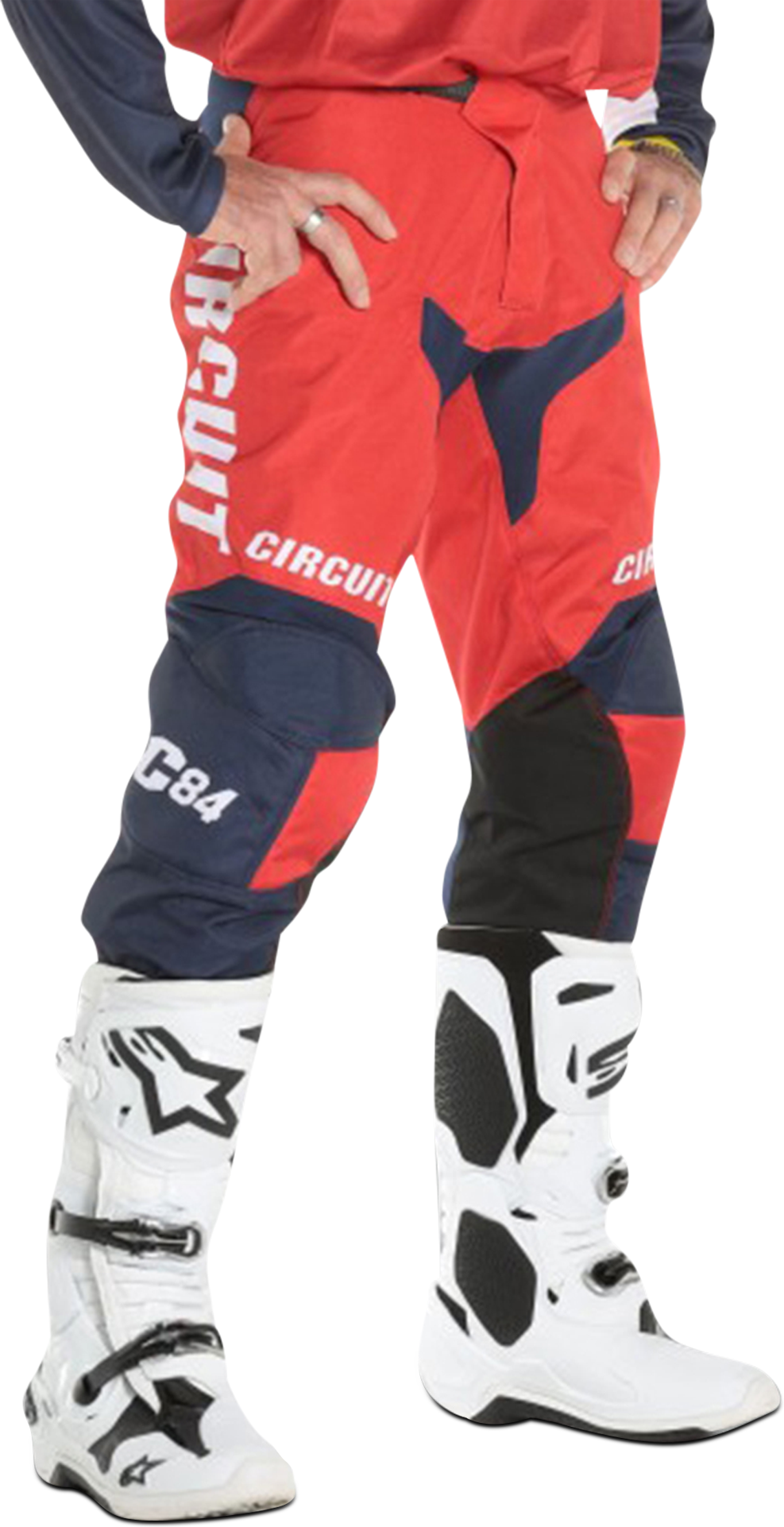 Circuit Pantaloni Cross  Marea Bianco-Rosso-Blu