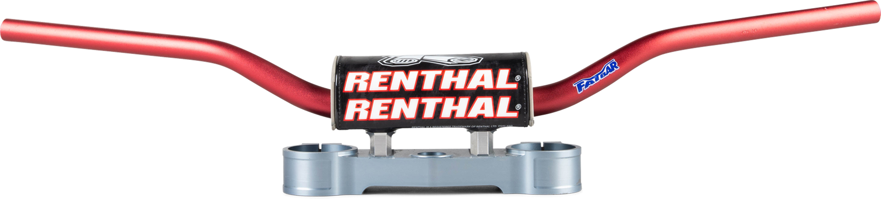 Renthal Manubrio  Fatbar Rosso Renthal Manubrio  Fatbar Rosso