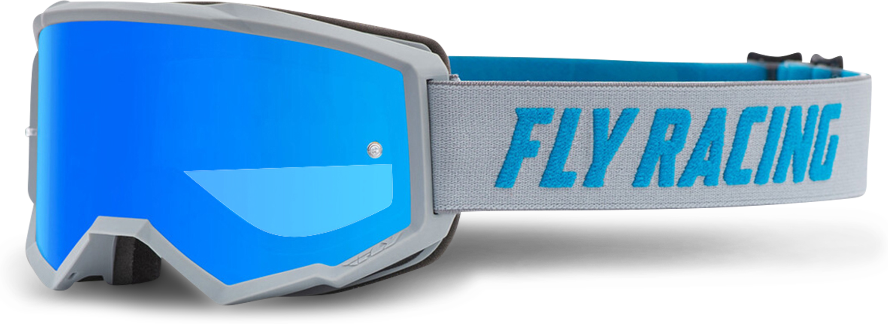 FLY Racing Maschera Cross  Zone Grigio-Blu FLY Racing Maschera Cross  Zone Grigio-Blu