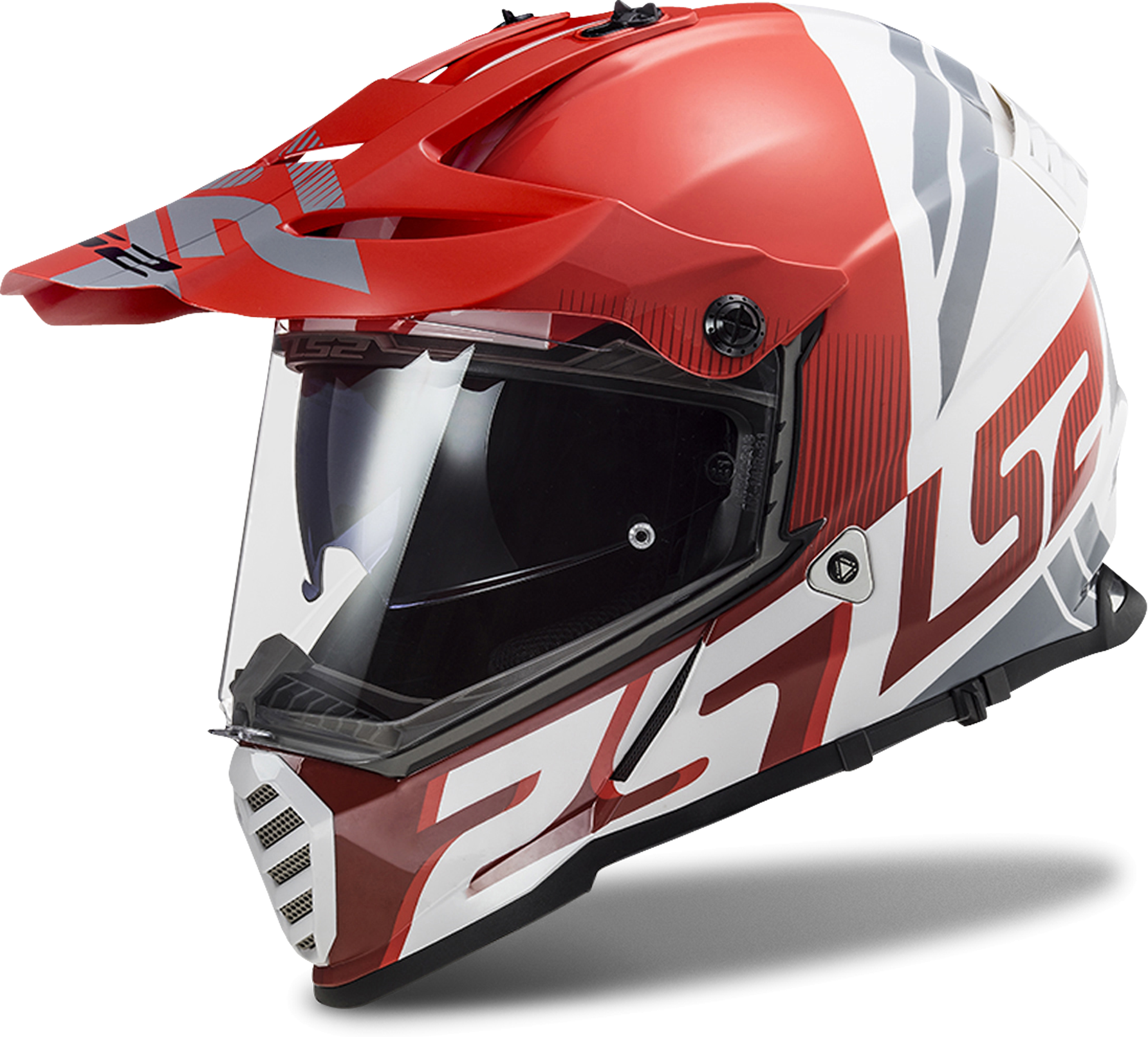 LS2 Casco Cross  MX436 Pioneer Evo Rosso-Bianco LS2 Casco Cross  MX436 Pioneer Evo Rosso-Bianco