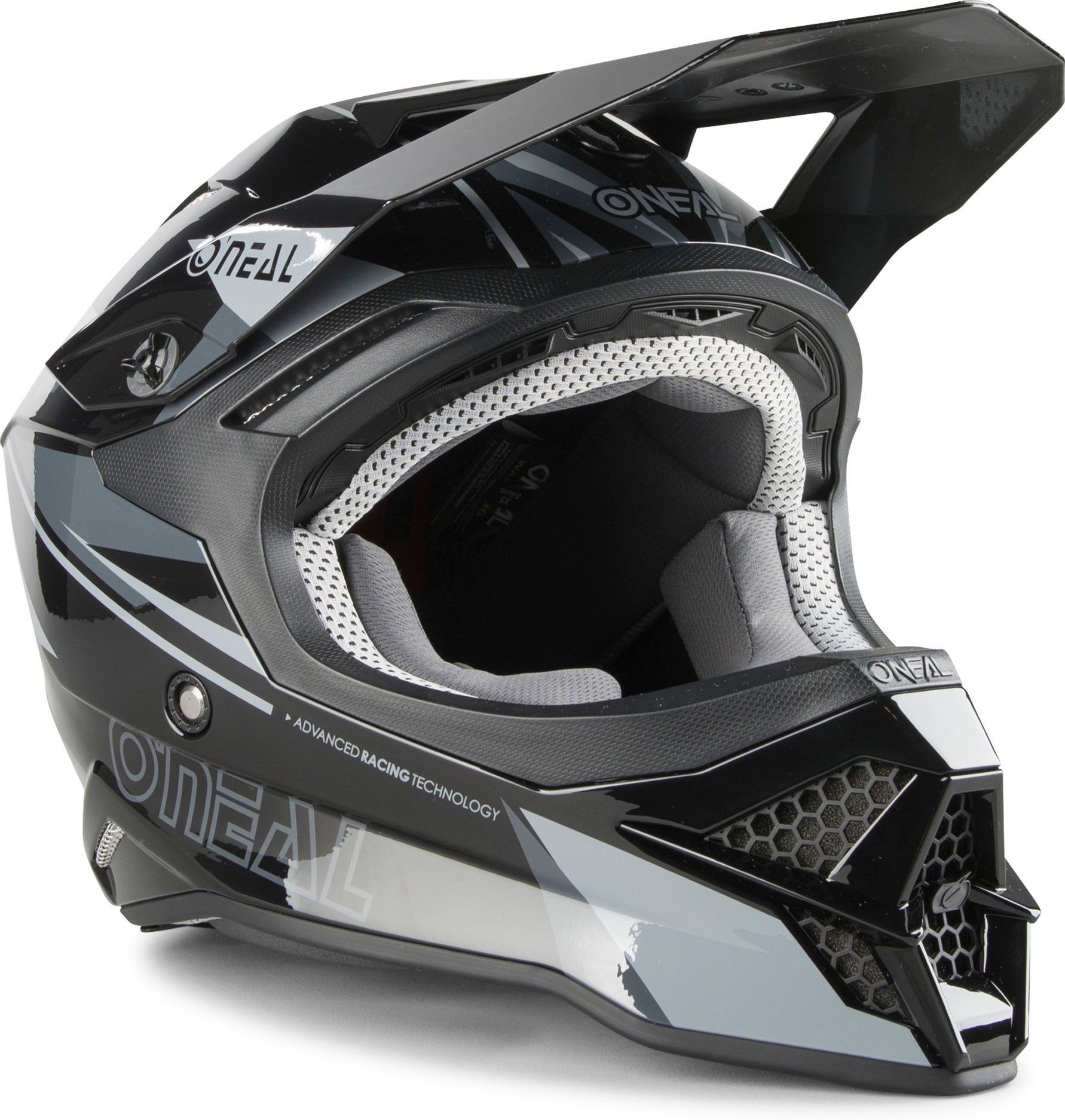 O'Neal Casco Cross  3-Series Triz Nero-Grigio O'Neal Casco Cross  3-Series Triz Nero-Grigio