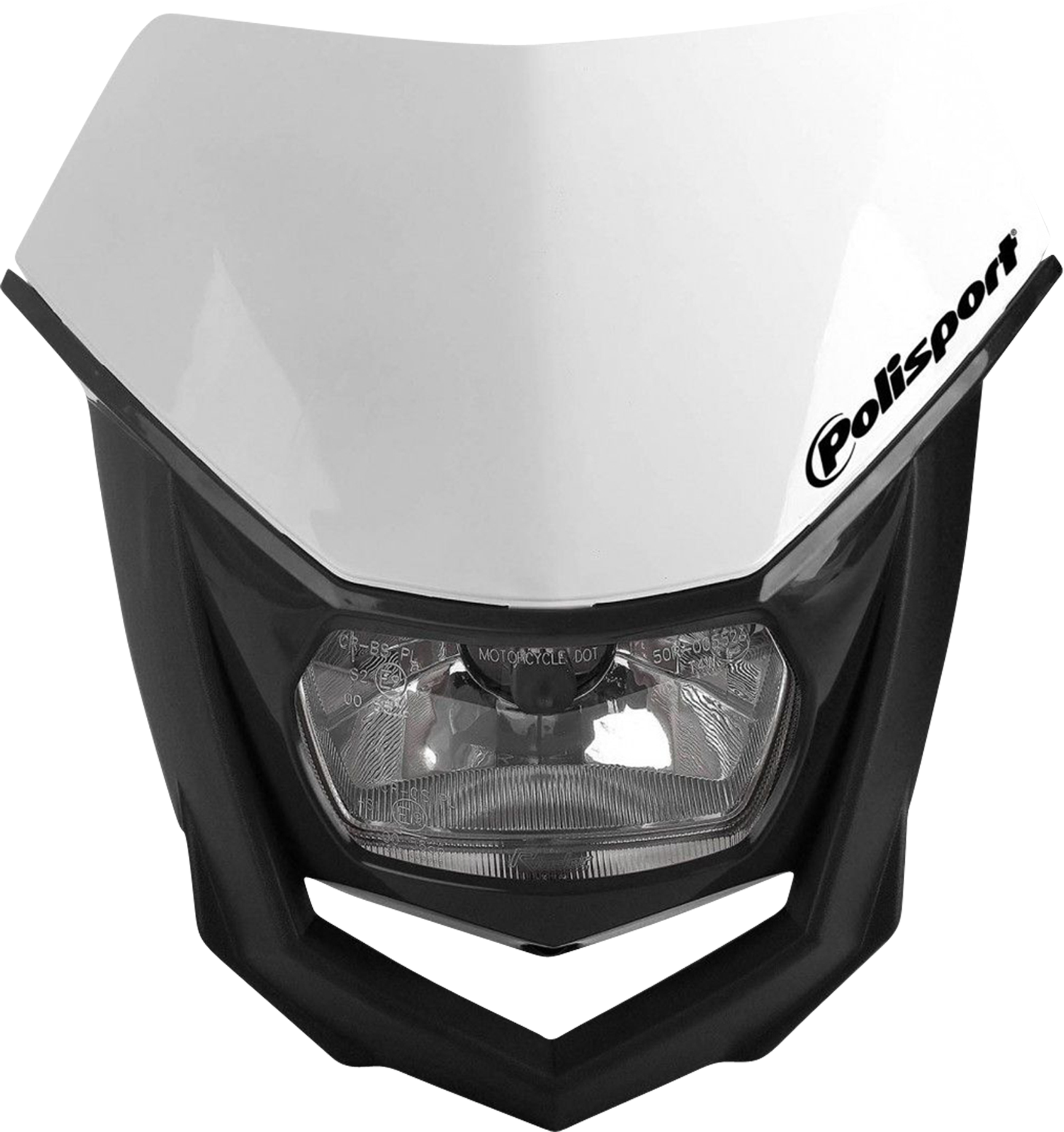 Polisport Mascherina Portafaro  Enduro Halo Led Bianco-Nero Polisport Mascherina Portafaro  Enduro Halo Led Bianco-Nero