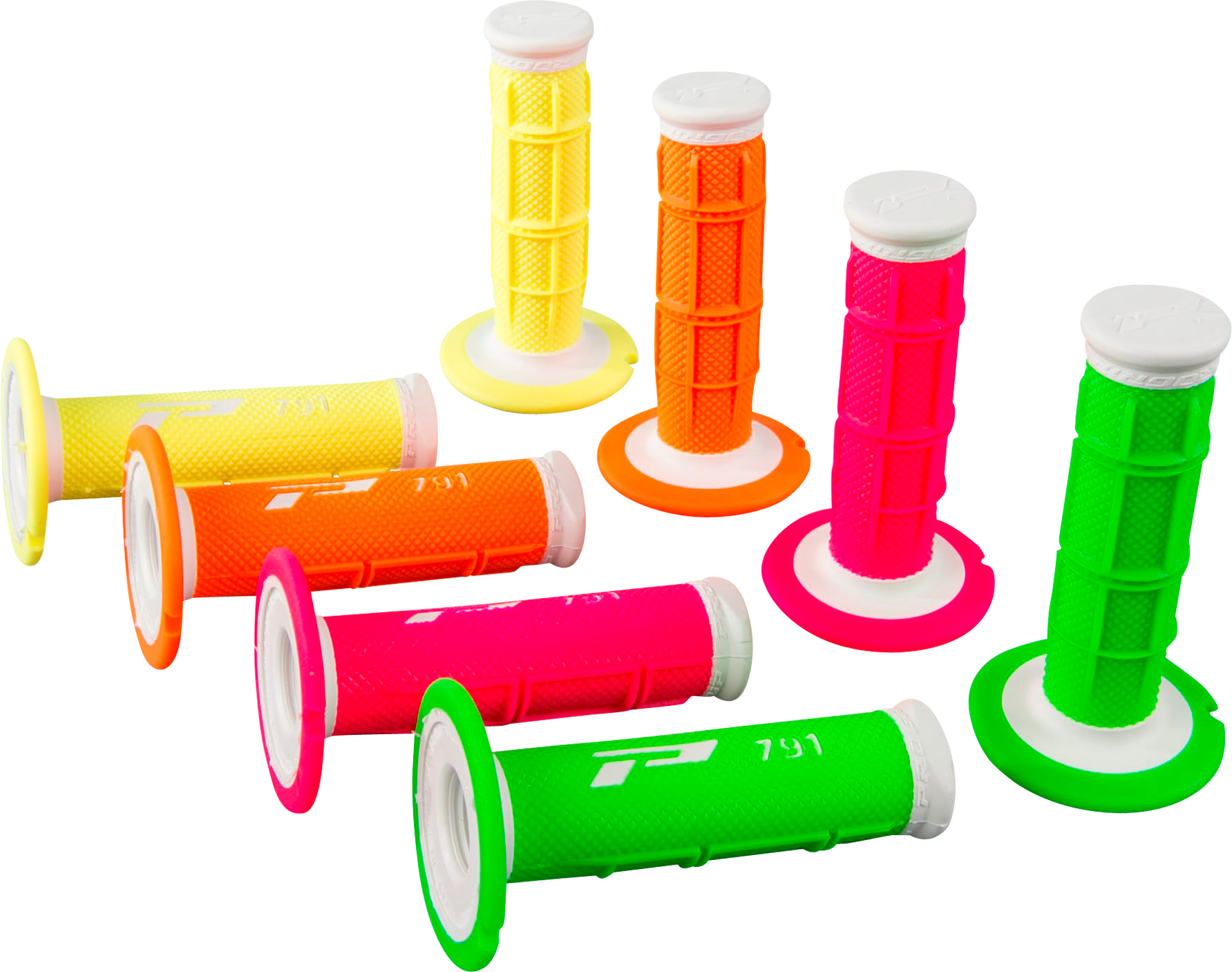 Progrip Manopole  791 Duo Density Fluo Progrip Manopole  791 Duo Density Fluo