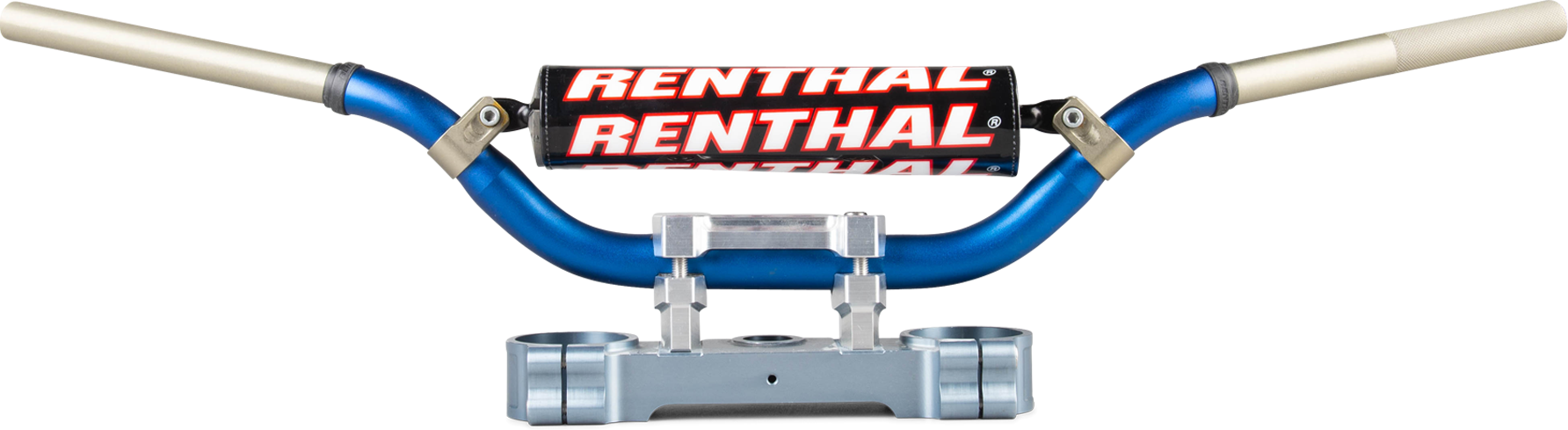 Renthal Manubrio  Twinwall Padded Blu Renthal Manubrio  Twinwall Padded Blu