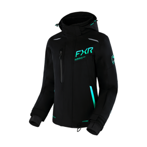 FXR Giacca Snow Donna  Renegade FX Nero-Menta Fade