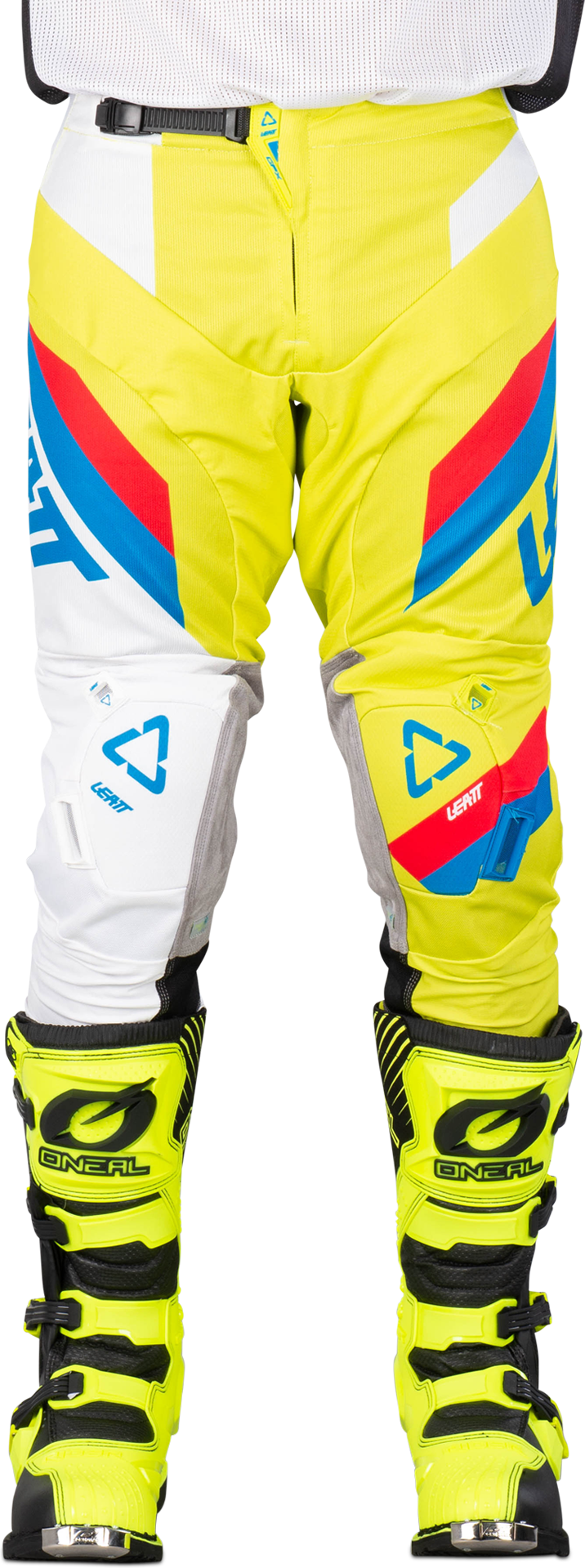 Leatt Pantaloni Cross  GPX 5.5 Lime-Bianco Leatt Pantaloni Cross  GPX 5.5 Lime-Bianco