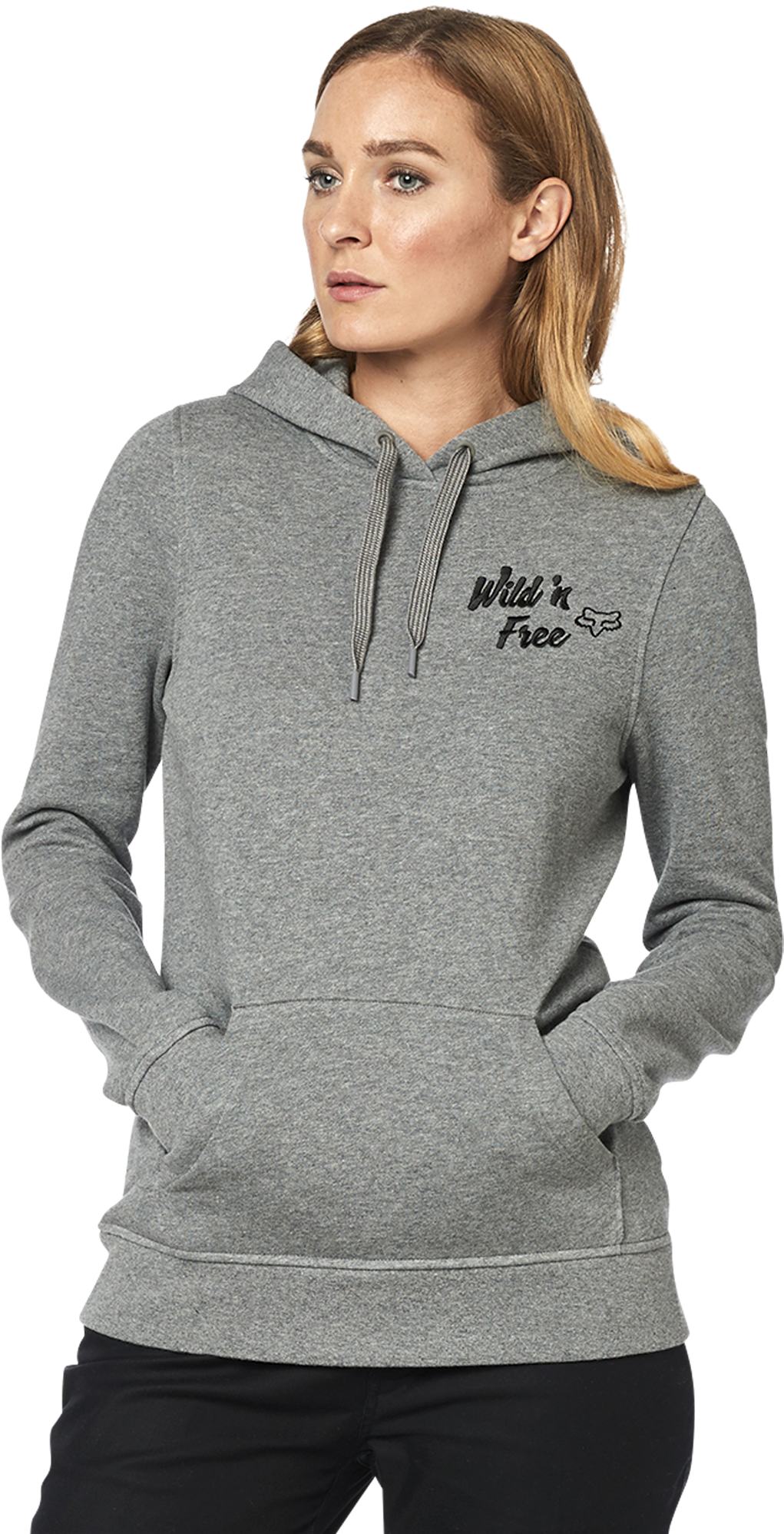 FOX Felpa Donna  Established Grigia FOX Felpa Donna  Established Grigia