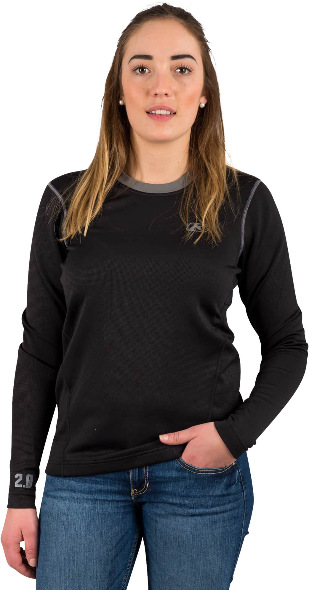 KLIM Maglia intima termica Donna  Solstice Grigio KLIM Maglia intima termica Donna  Solstice Grigio