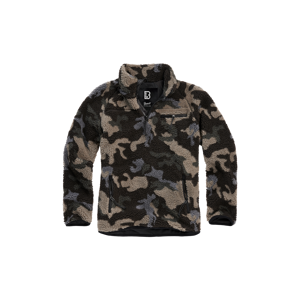 Brandit Giacca  Teddyfleece Troyer Camo Scuro