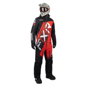 FXR Tuta  CX F.A.S.T. Insulated Nero-Rosso