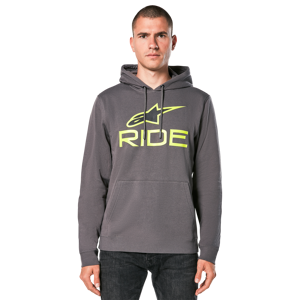 Alpinestars Felpa  Ride 4.0 Carbone-Lime-Nero