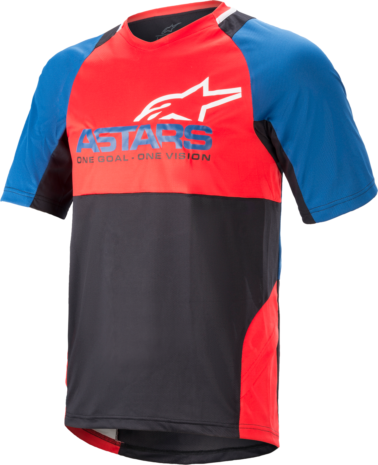 Alpinestars Maglia MTB  Drop 8.0 Blu-Rosso