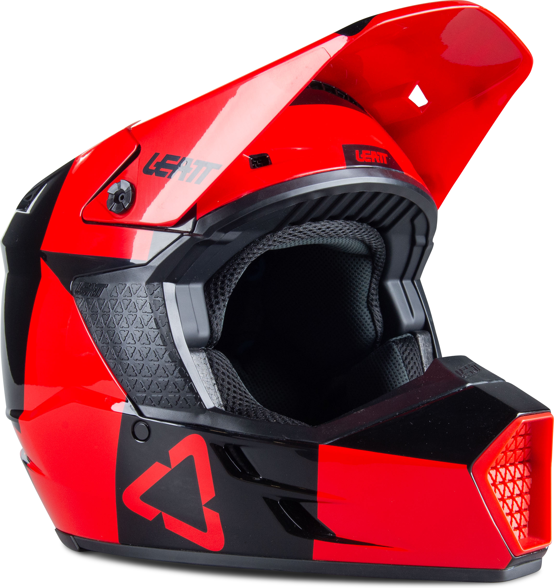 Leatt Casco Cross Moto 3.5 Rosso