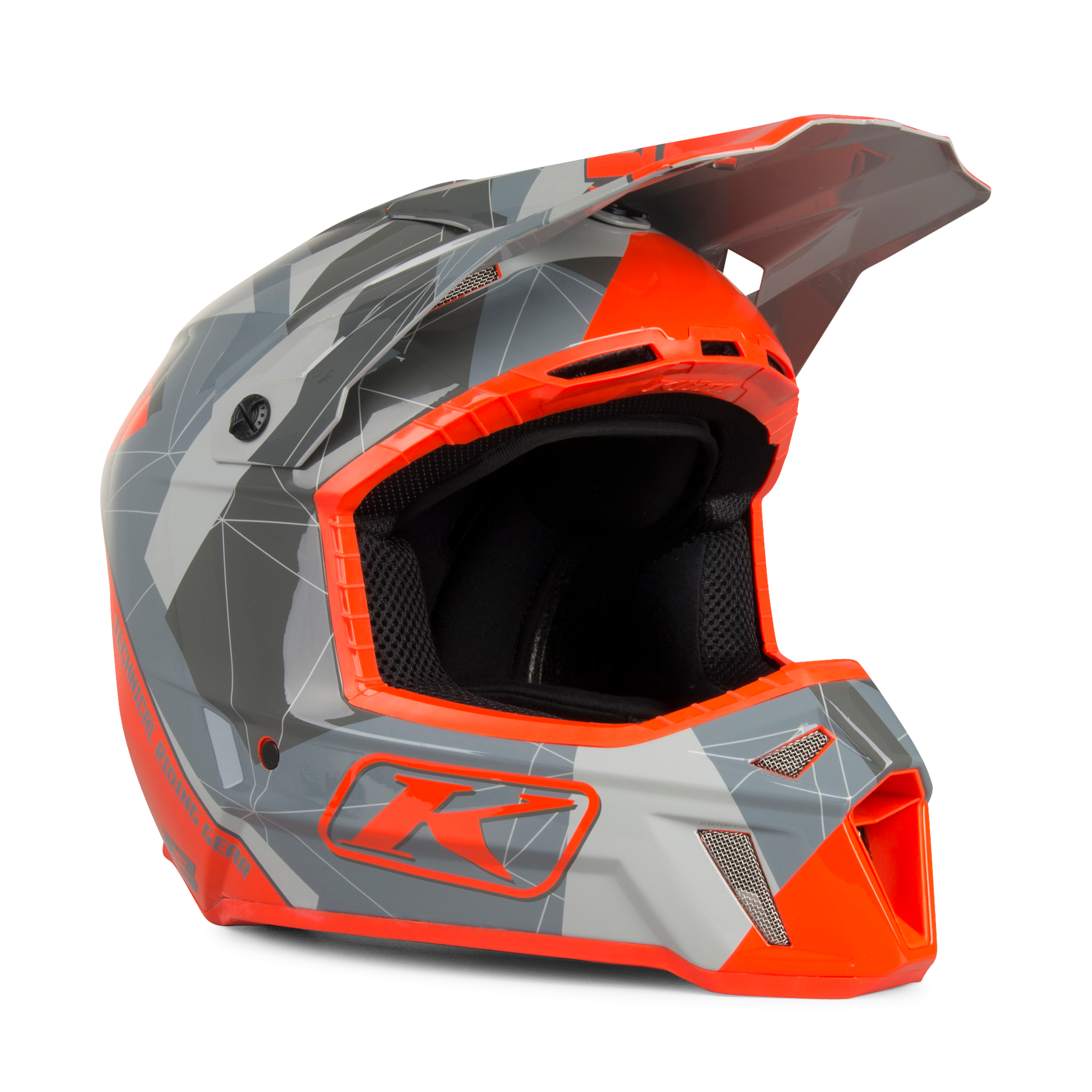 KLIM Casco Cross F3 Grigio-Camo