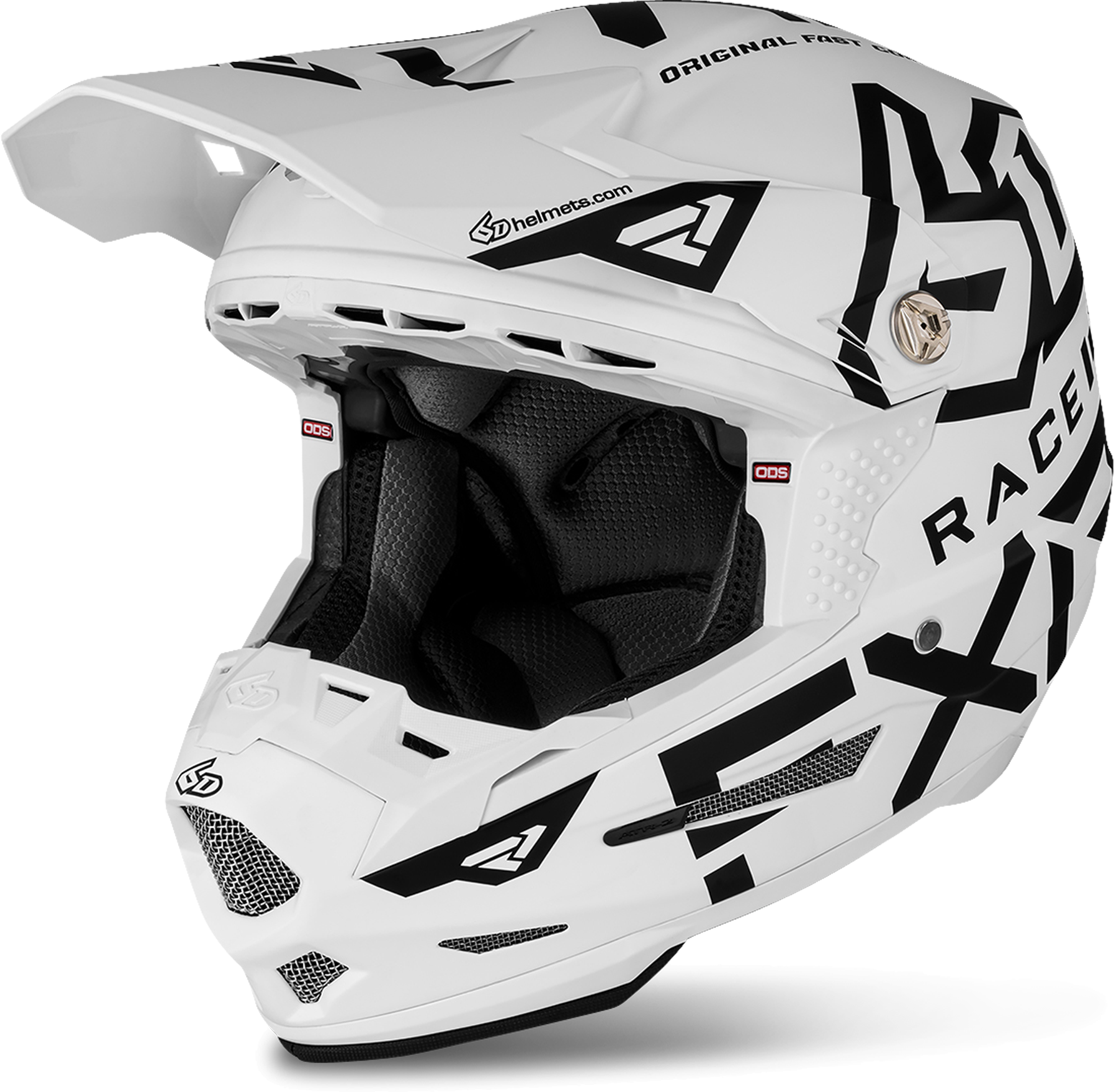 FXR Casco Cross 6D ATR-2 Race Div Bianco