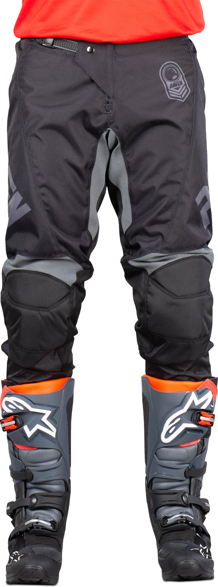 Raven Pantaloni Cross  Rival Blacken Nero-Grigio Raven Pantaloni Cross  Rival Blacken Nero-Grigio