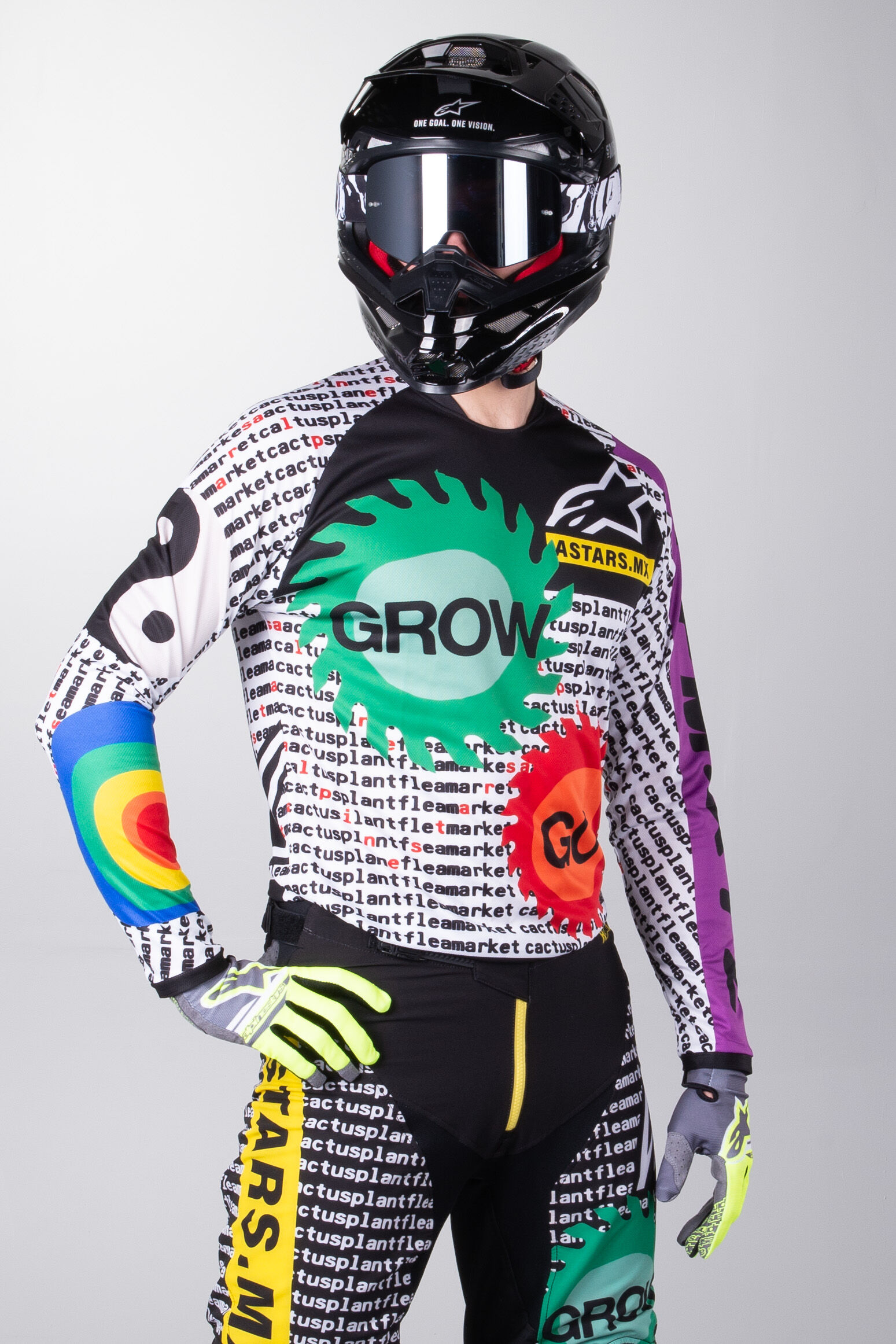 Alpinestars Maglia Cross  Racer Tech CPFM Rainbow