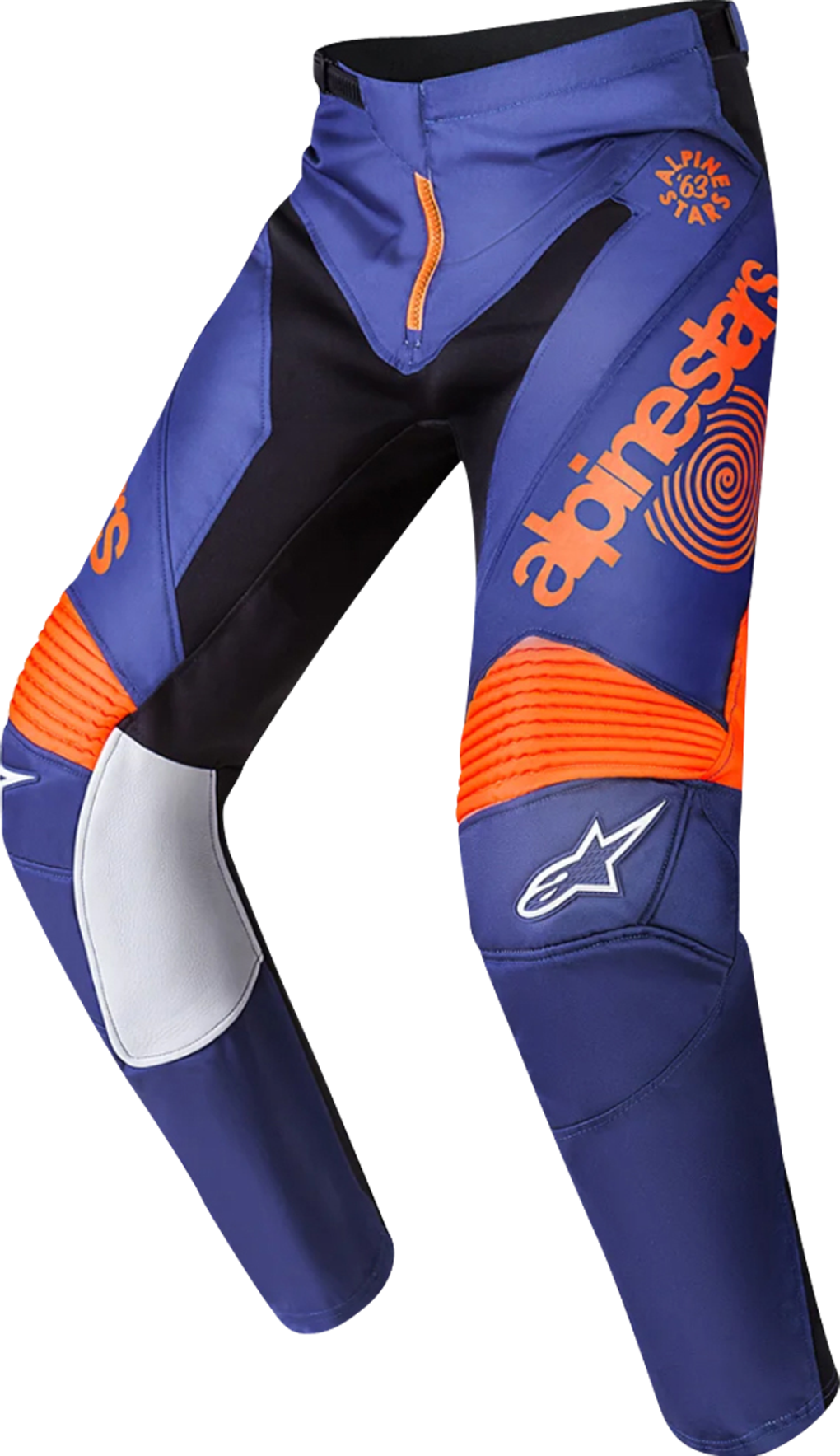 Alpinestars Pantaloni Cross  Racer 7 Braap Indianapolis LE Blu-Arancio Alpinestars Pantaloni Cross  Racer 7 Braap Indianapolis LE Blu-Arancio