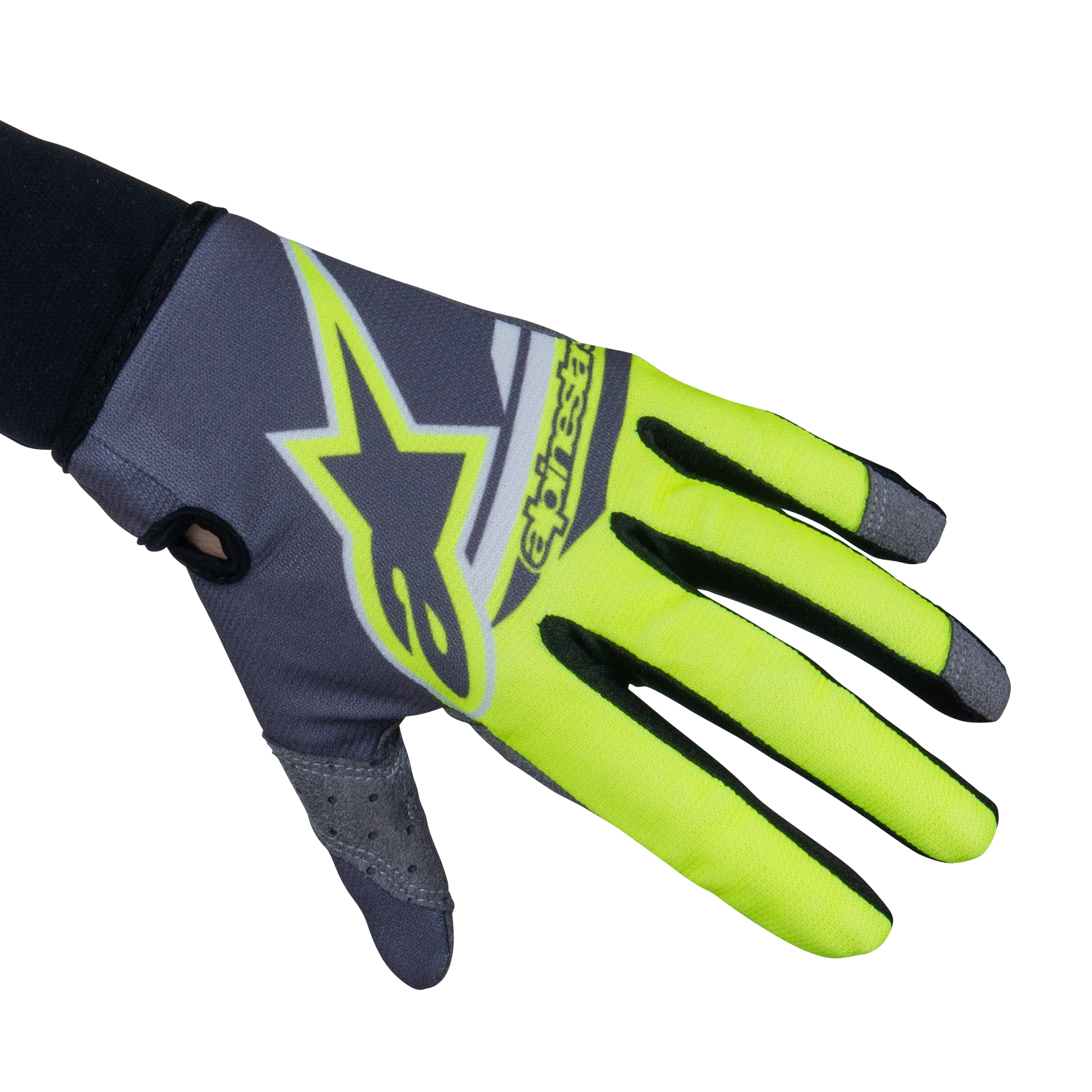 Alpinestars Guanti Cross  Radar Flight Giallo-Grigio-Nero Alpinestars Guanti Cross  Radar Flight Giallo-Grigio-Nero