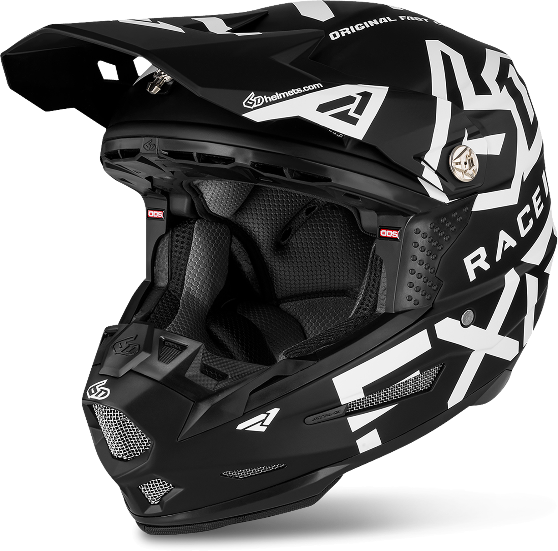 FXR Casco Cross  6D ATR-2 Race Div Nero