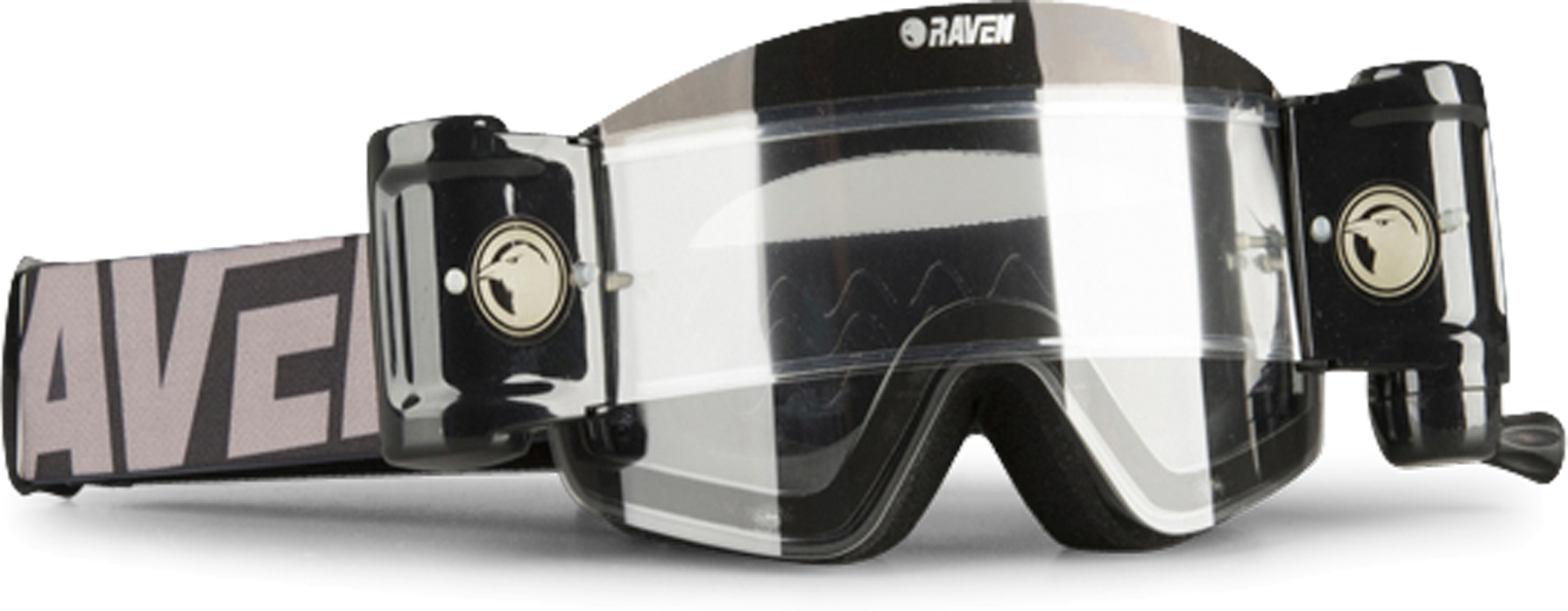 Raven Maschera Cross  Edge The Look Roll-Off Lente Trasparente Raven Maschera Cross  Edge The Look Roll-Off Lente Trasparente