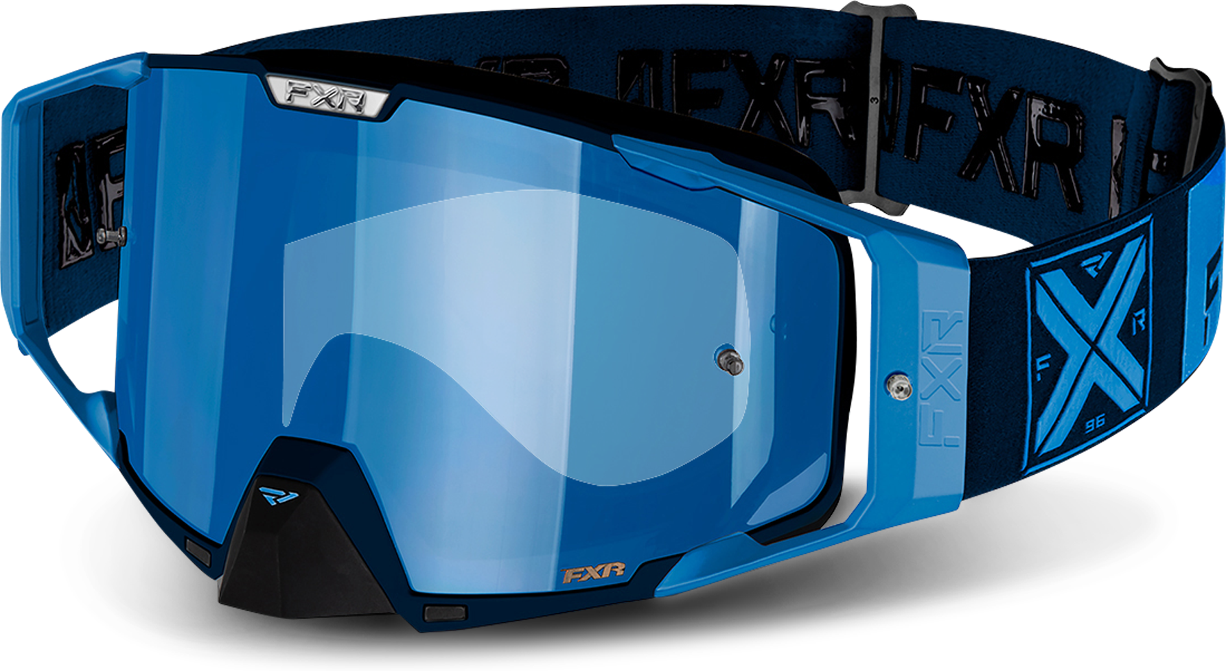 FXR Maschera Cross  Pilot Blu FXR Maschera Cross  Pilot Blu