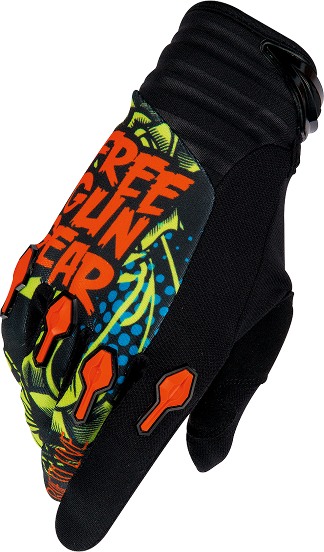 Freegun Guanti Cross Bambino  Iron Verde Freegun Guanti Cross Bambino  Iron Verde