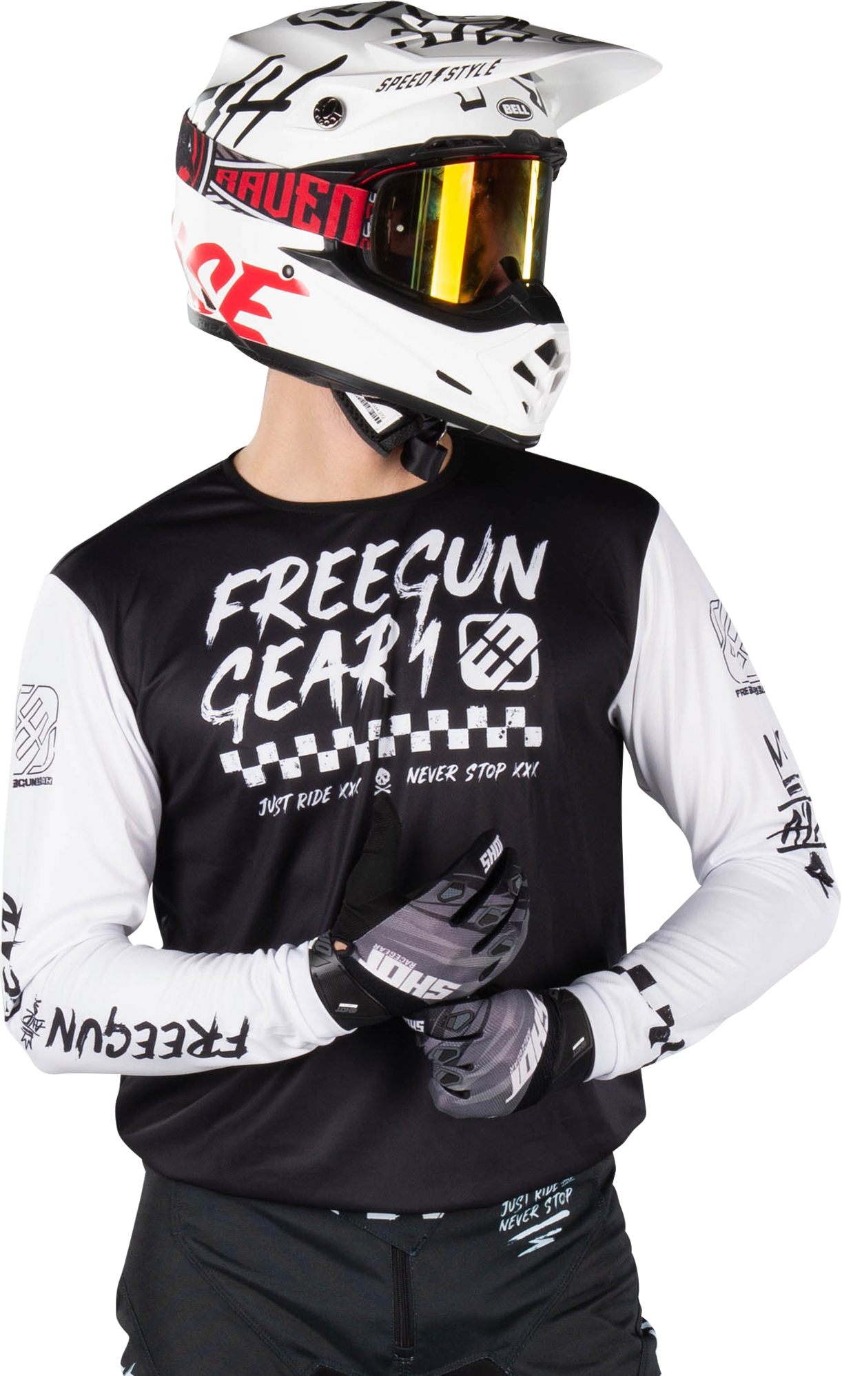 Freegun Maglia Cross  Speed Nera Freegun Maglia Cross  Speed Nera